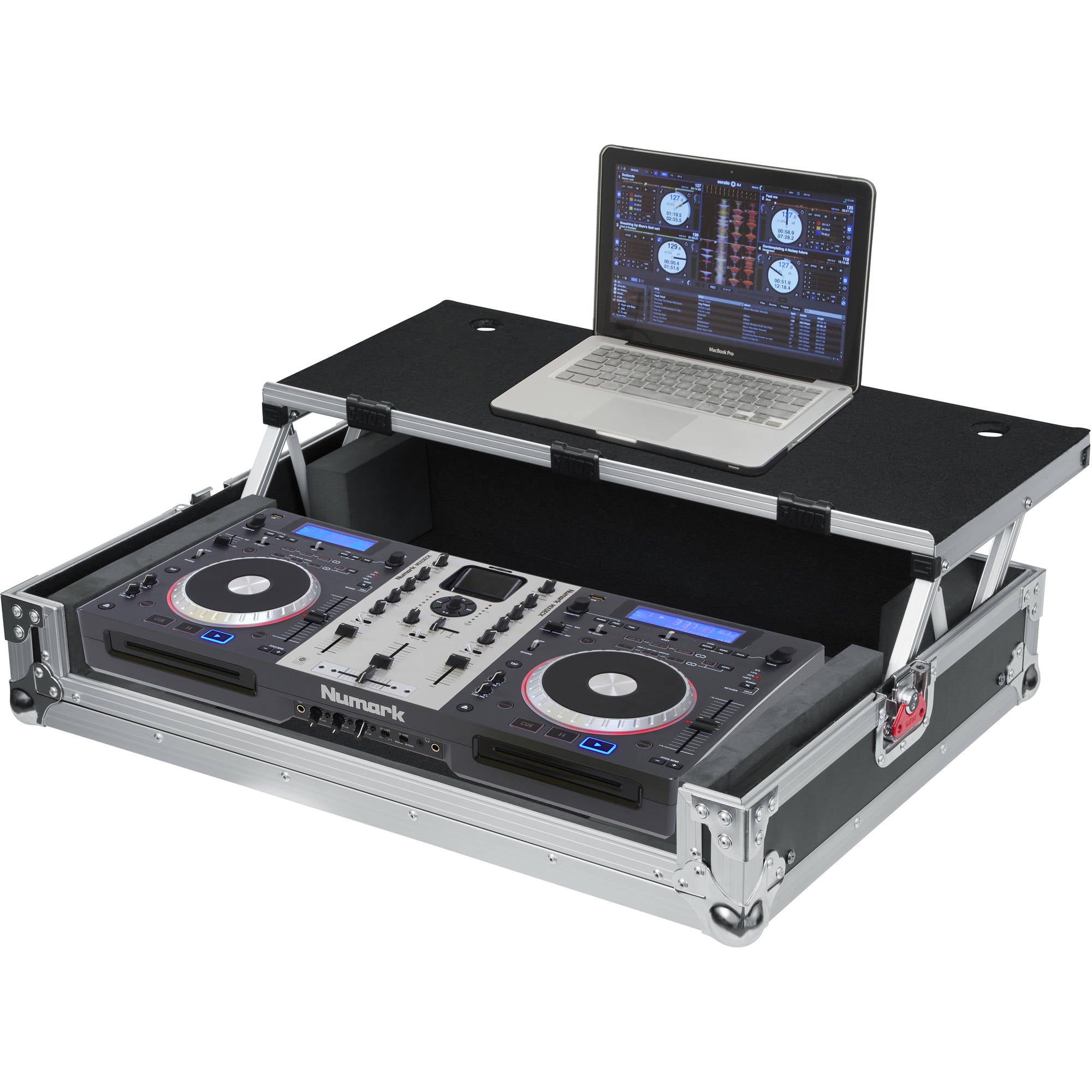 Gator Cases G-TOURDSPUNICNTLB Medium DJ Controller Road Case