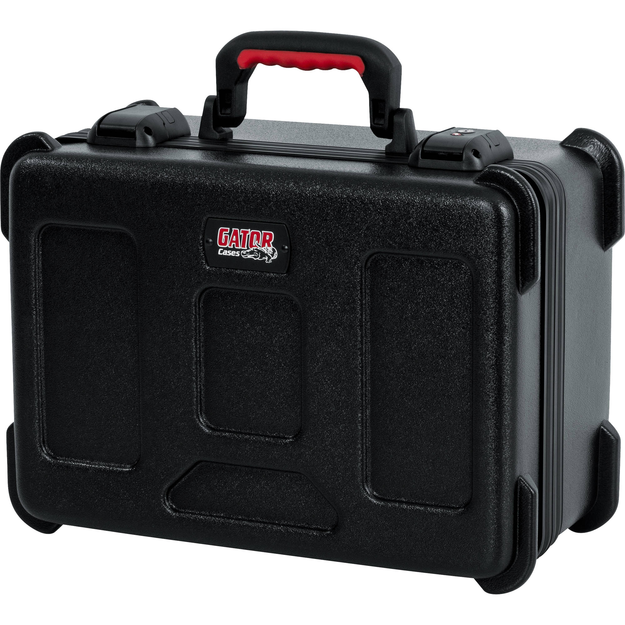 Gator Cases GTSA-MIC15 TSA Series ATA Case with Foam Drops for up to 15 Wired Microphones