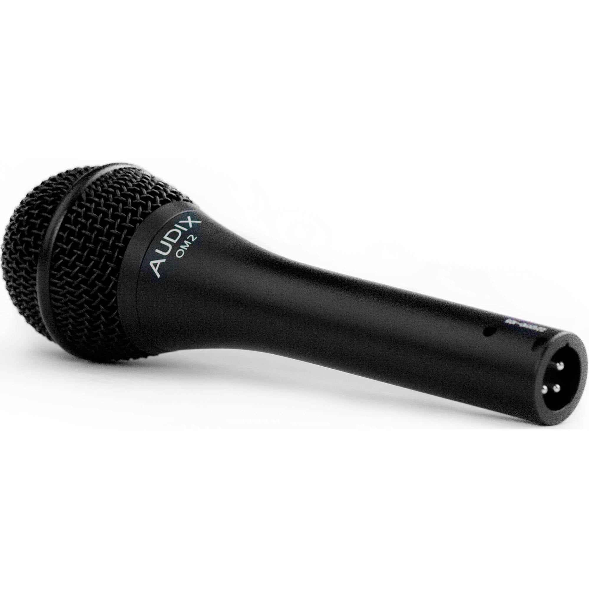Audix OM2 Handheld Hypercardioid Dynamic Vocal Microphone with FREE 20' XLR Cable
