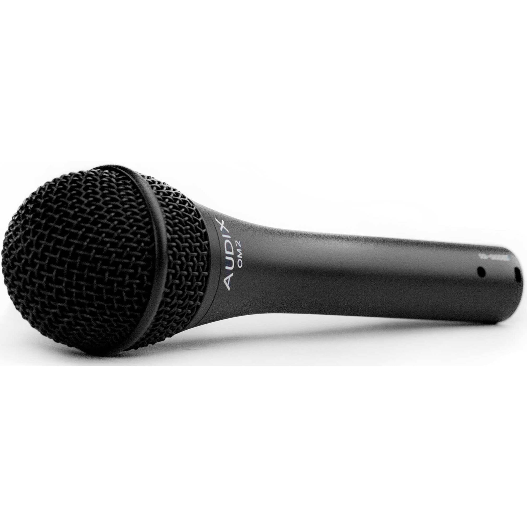Audix OM2 Handheld Hypercardioid Dynamic Vocal Microphone with FREE 20' XLR Cable