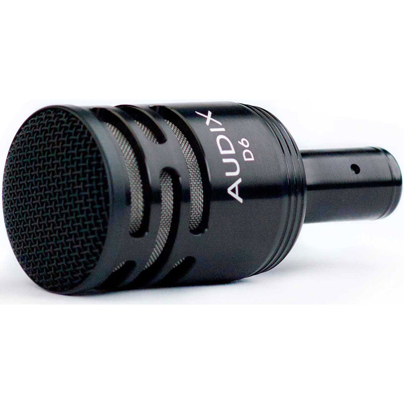 Audix D6 Cardioid Dynamic Kick Drum Microphone with FREE 20' XLR Cable