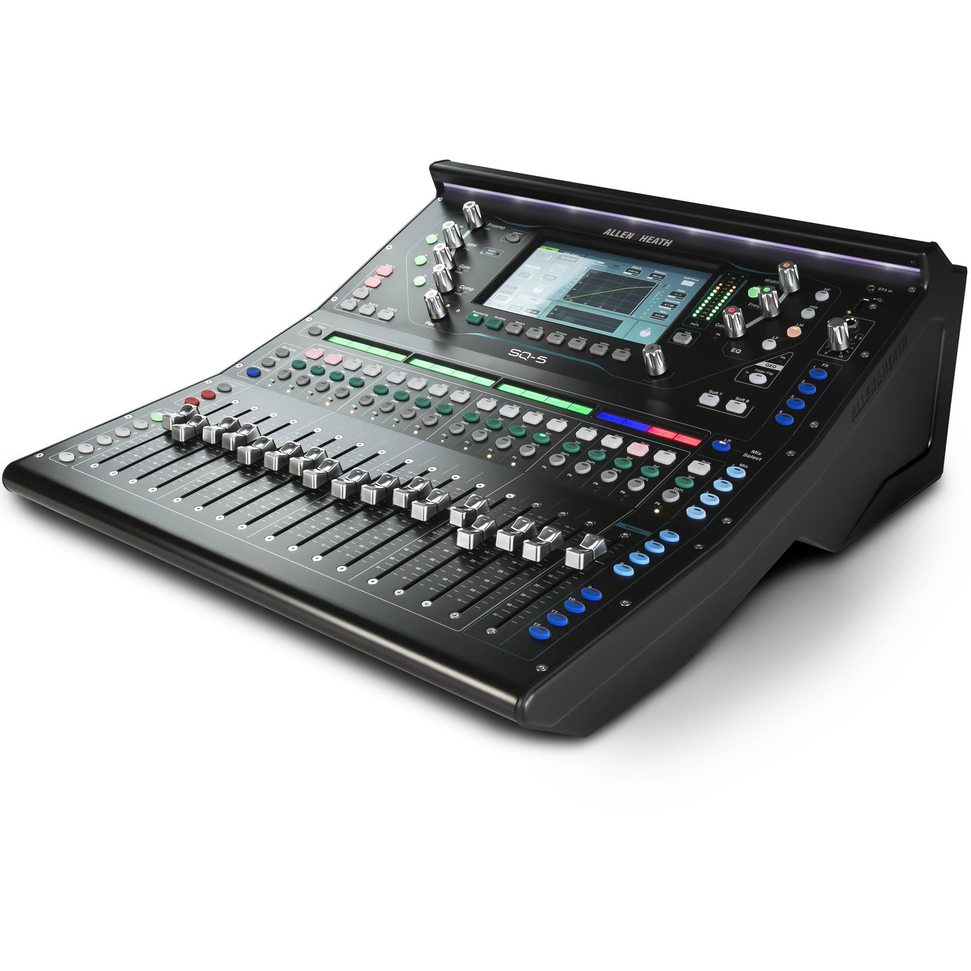 Allen & Heath SQ-5 48-Channel / 36-Bus Digital Mixer with 16+1 Motorized Faders