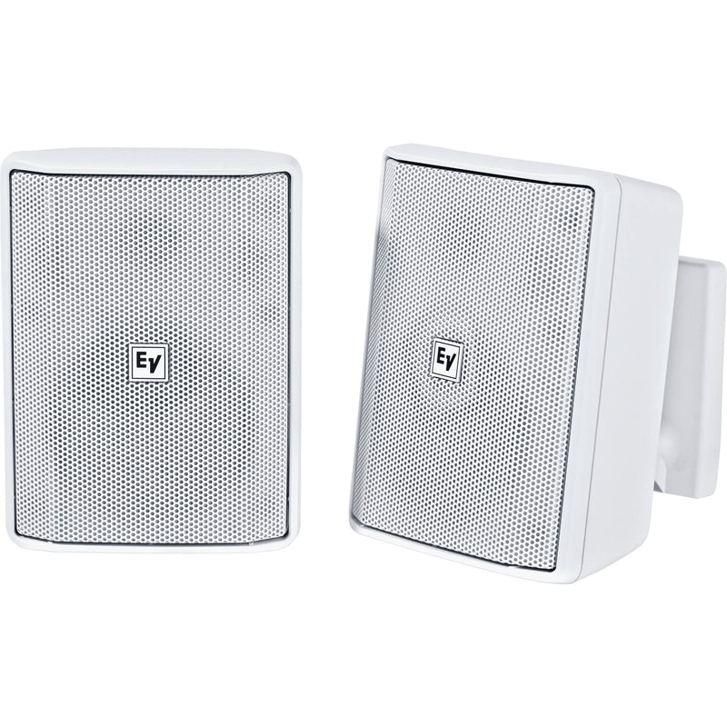 Electro-Voice EVID-S4.2W 4" 2-Way 8 Ohms Commercial Loudspeaker (White, Pair)