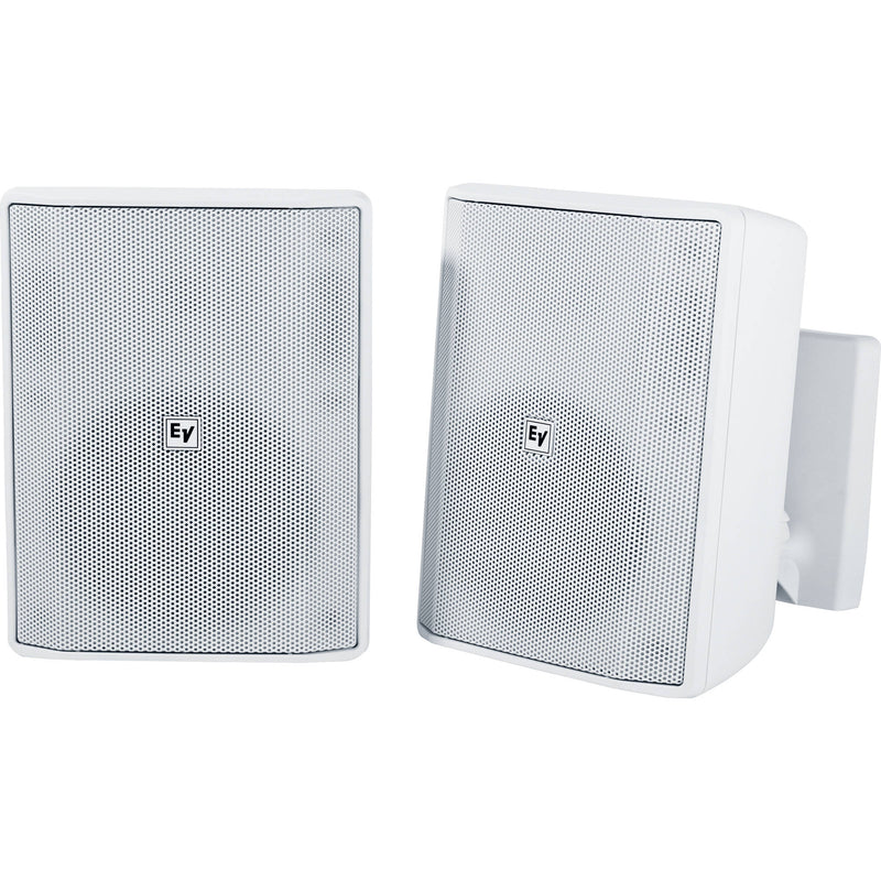 Electro-Voice EVID-S5.2W 5.25" 2-Way 8 Ohms Commercial Loudspeaker (White, Pair)