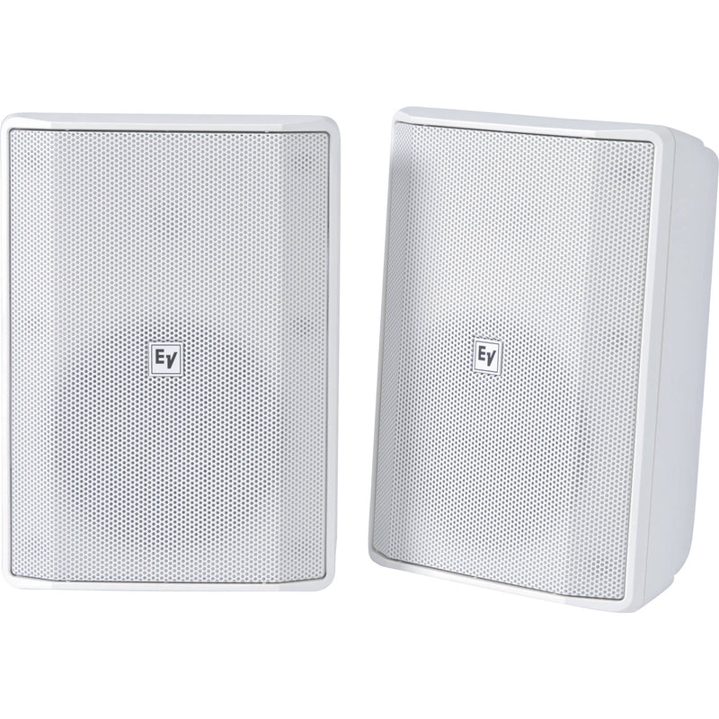Electro-Voice EVID-S5.2XW 5.25" 2-Way 70/100V IP65-Rated Commercial Loudspeaker (White, Pair)