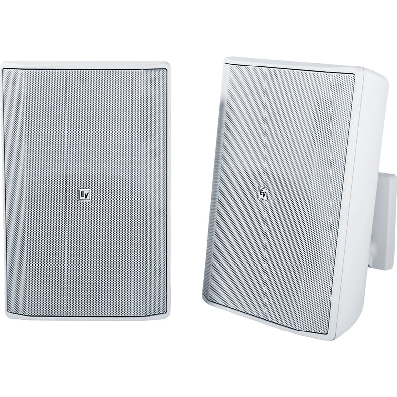 Electro-Voice EVID-S8.2W 8" 2-Way 8 Ohms Commercial Loudspeaker (White, Pair)