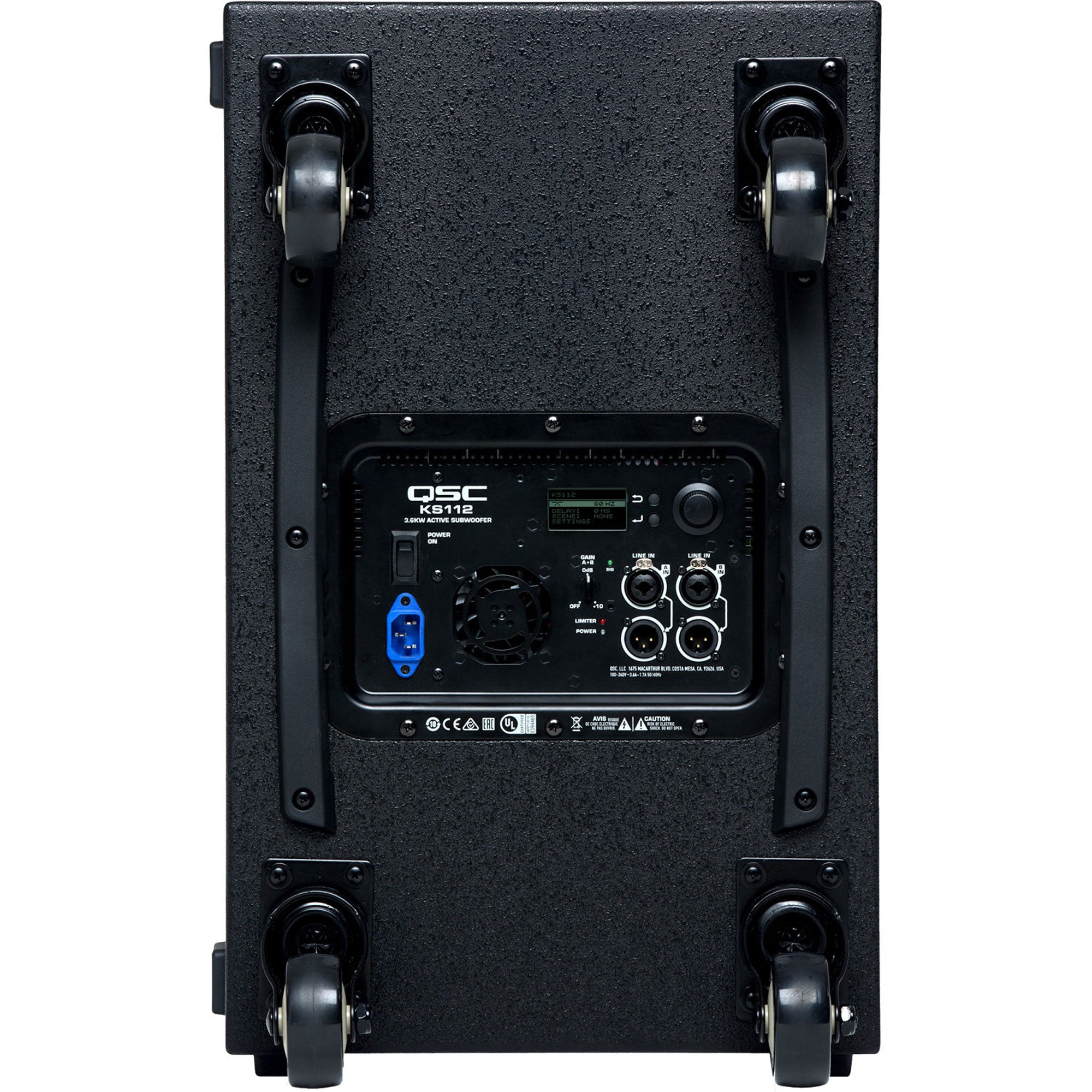 QSC KS112 2000W 12" Compact Powered Subwoofer