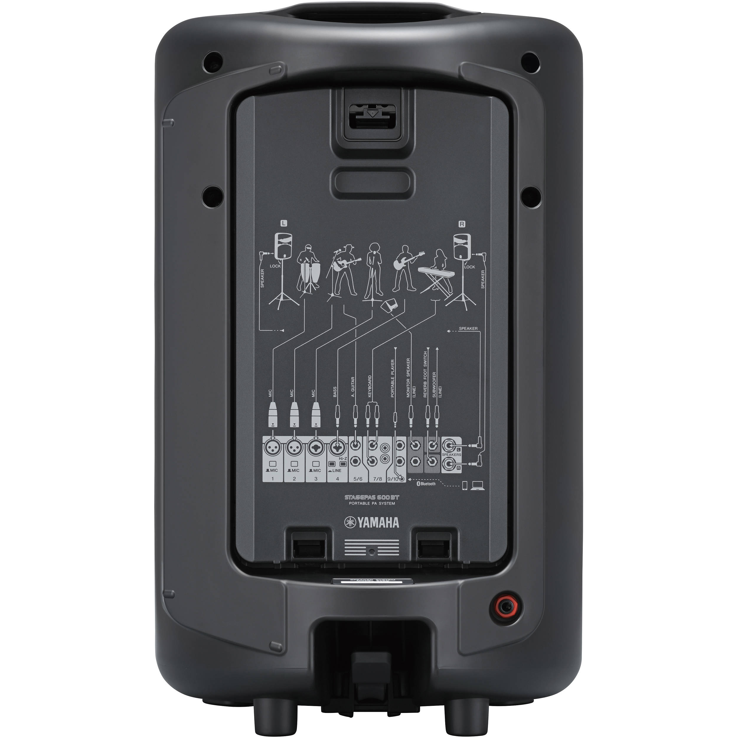 Yamaha STAGEPAS 600BT Portable PA System with Bluetooth