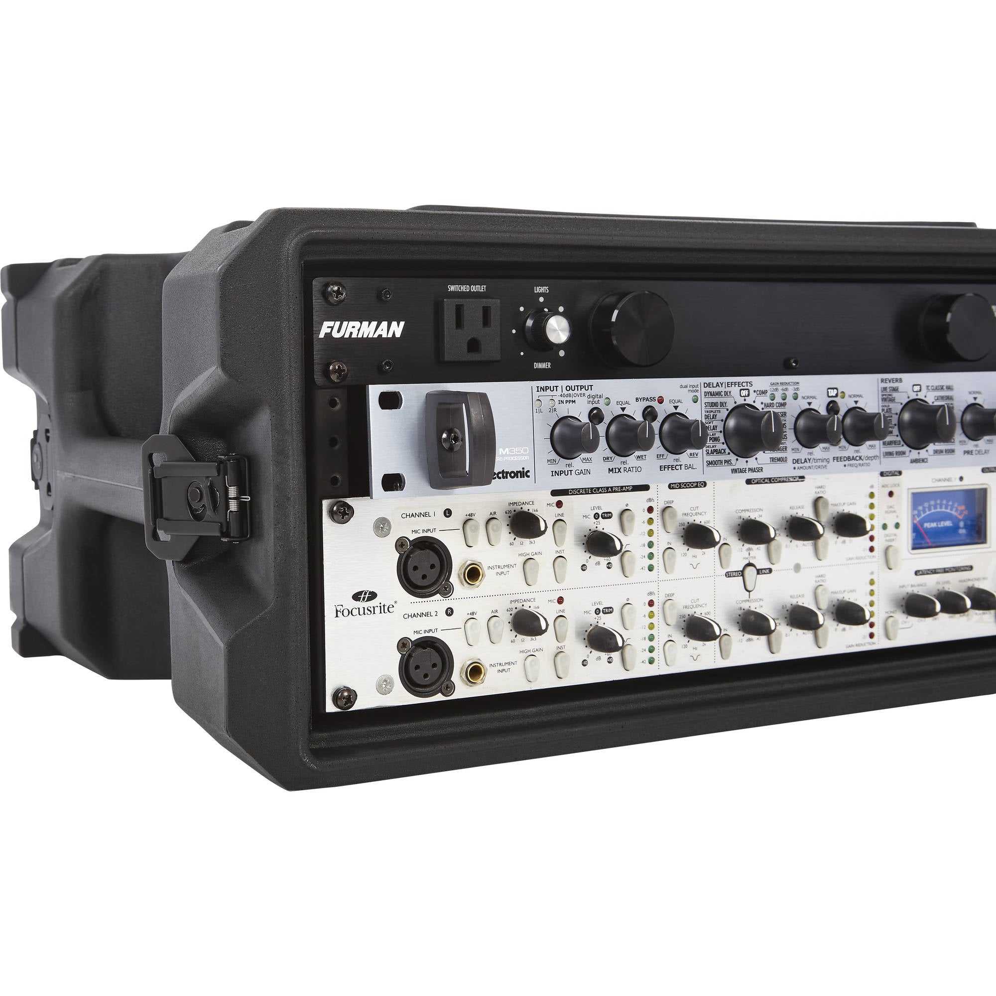 Gator Cases G-PRO-4U-13 Molded Audio Rack (4U, 13" Deep)