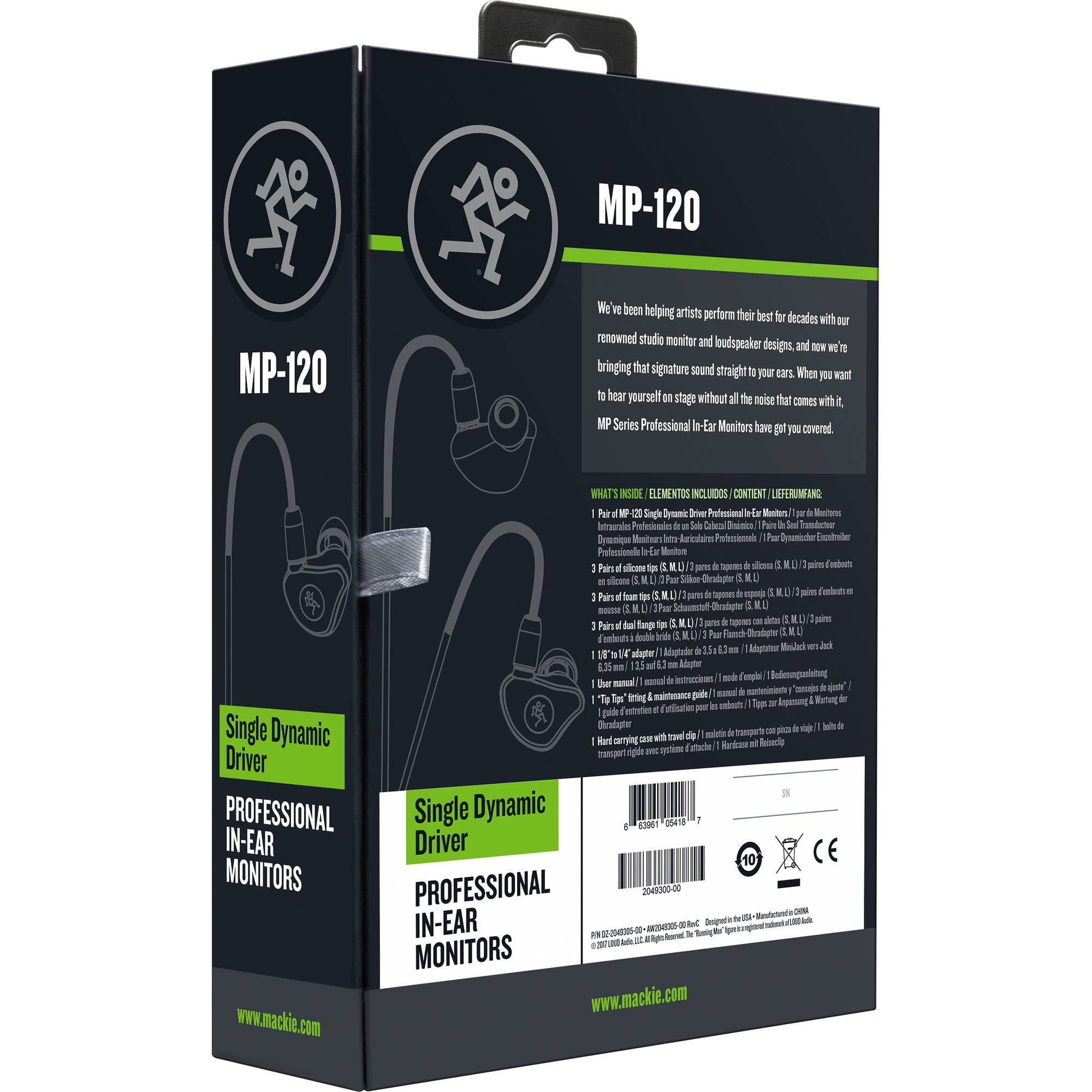 Mackie MP-120 In-Ear Monitors