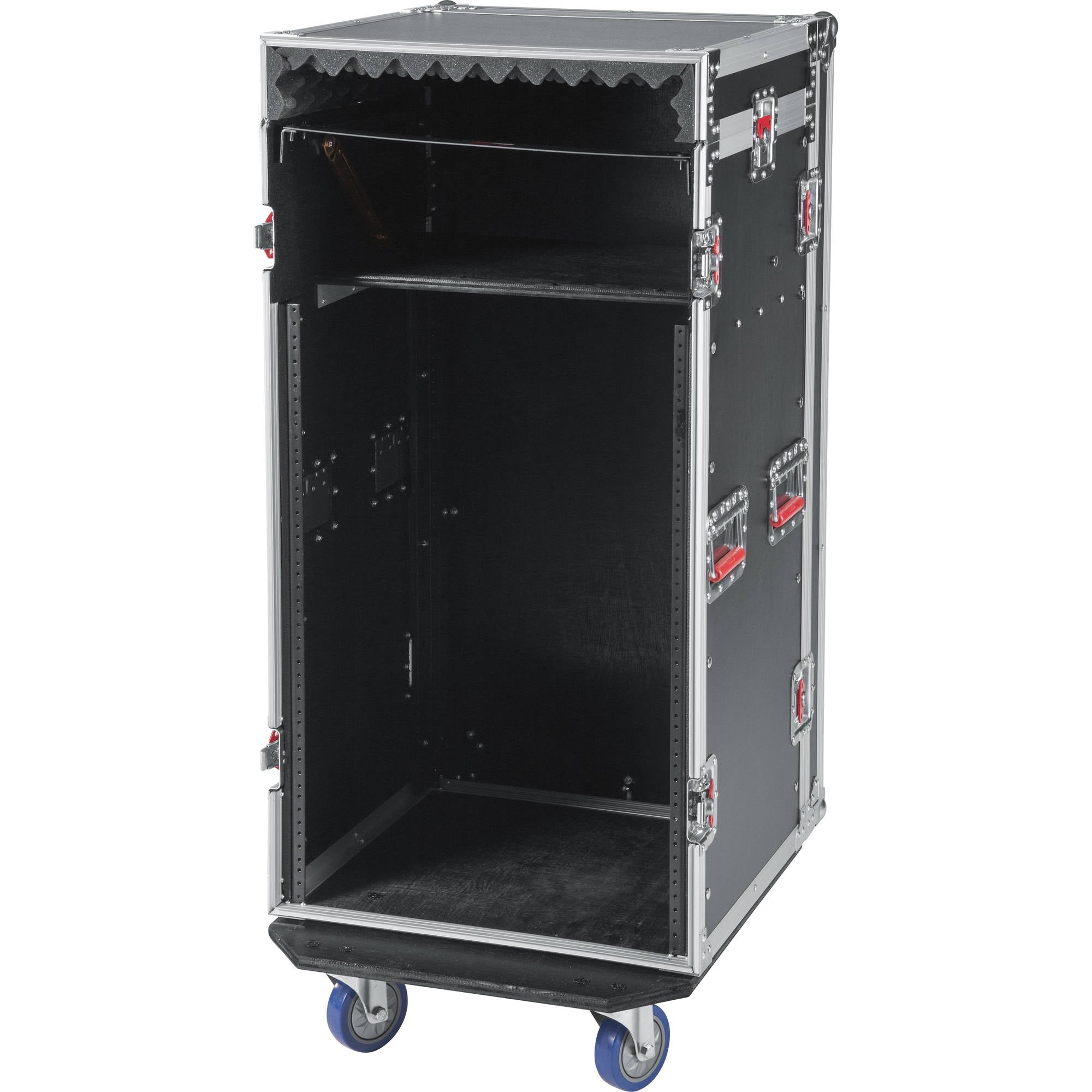 Gator Cases G-TOUR 10X16 PU Pop-Up Console Rack Case (10U Top, 16U Side)