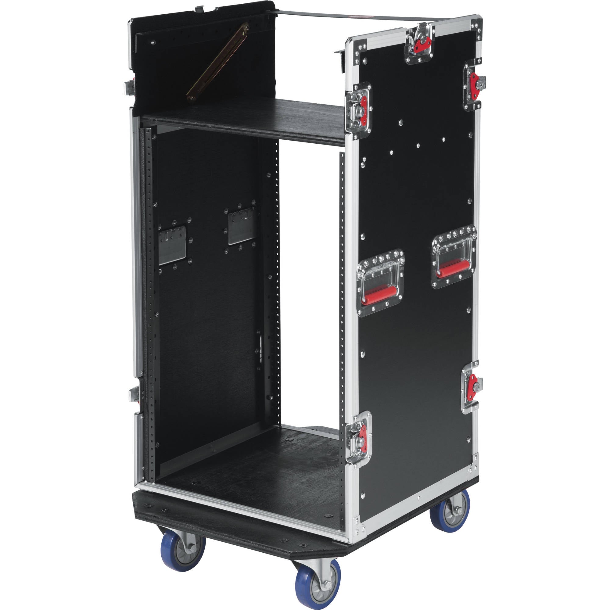 Gator Cases G-TOUR 10X16 PU Pop-Up Console Rack Case (10U Top, 16U Side)