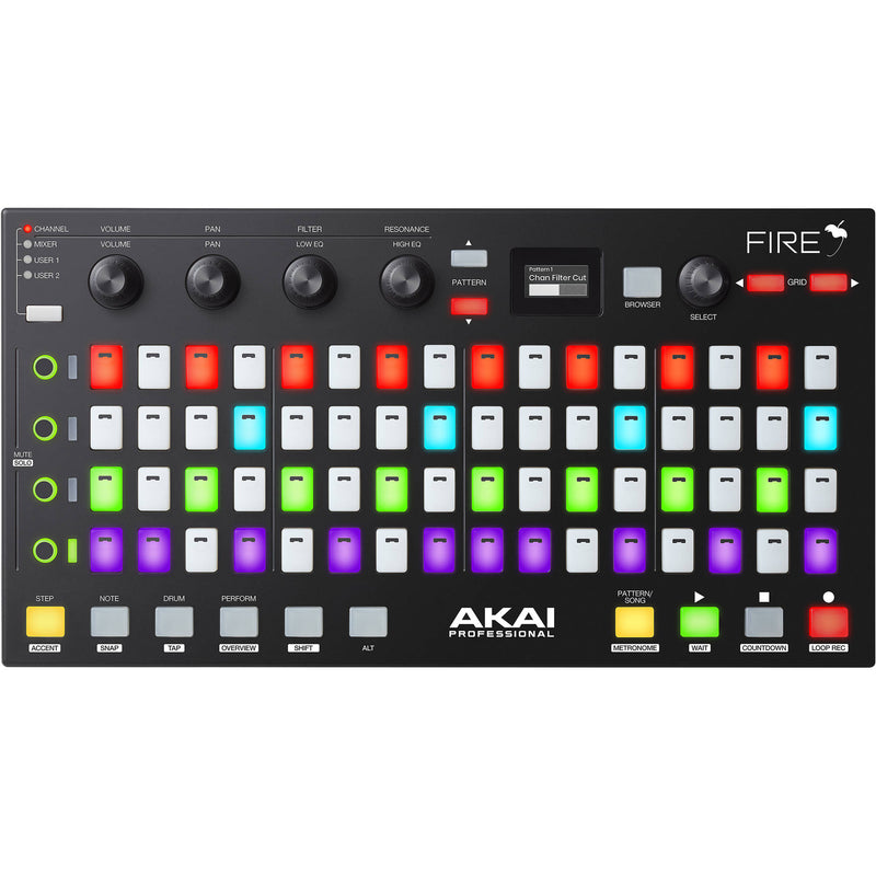 Akai Professional Fire Controller with FL Studio 20 Fruity Edition Included
