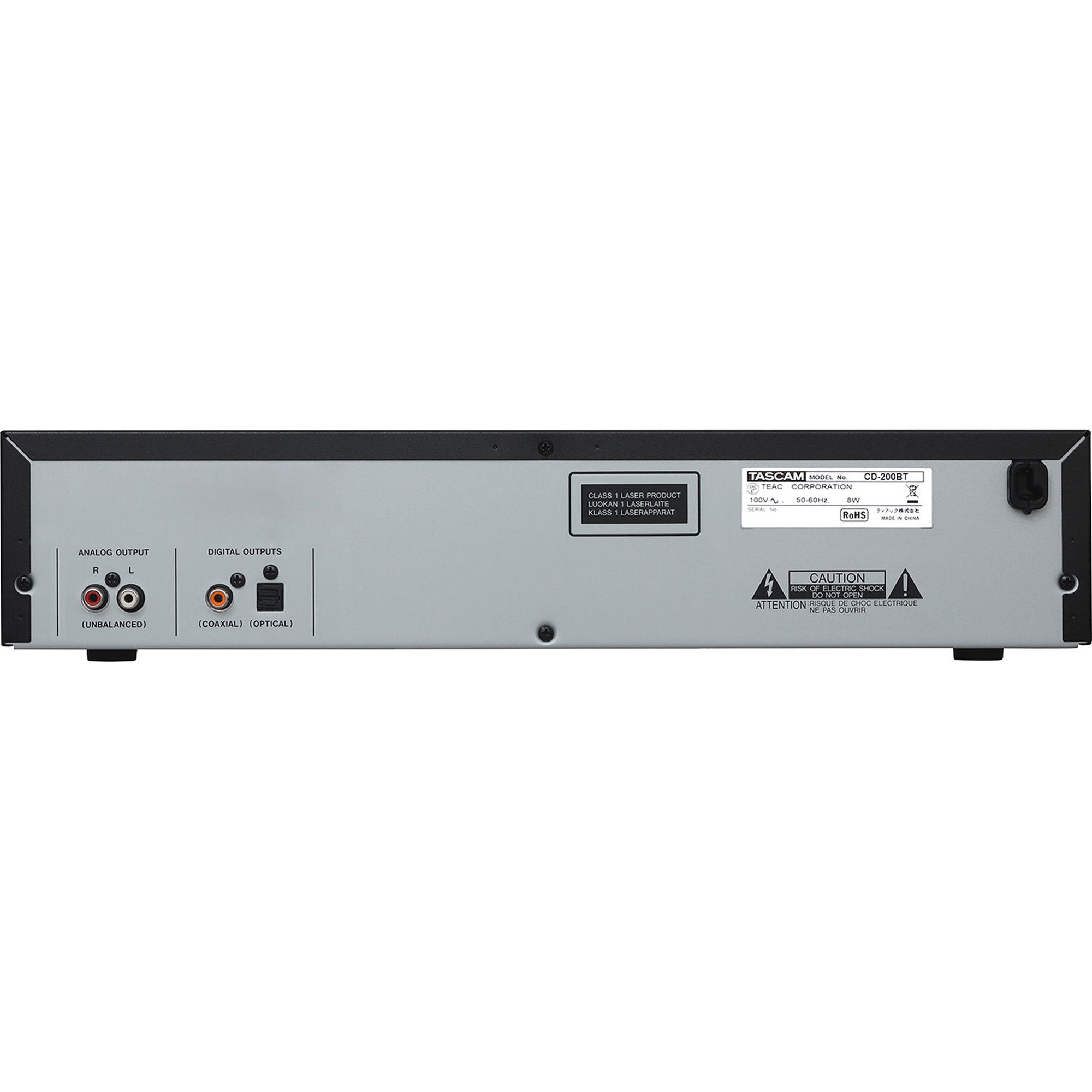 Tascam CD-200BT Rackmount CD Player with Bluetooth Receiver