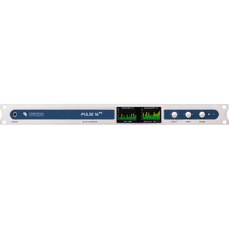 Ferrofish Pulse16 MX Rackmount 16-Channel AD/DA ADAT Converter with MADI