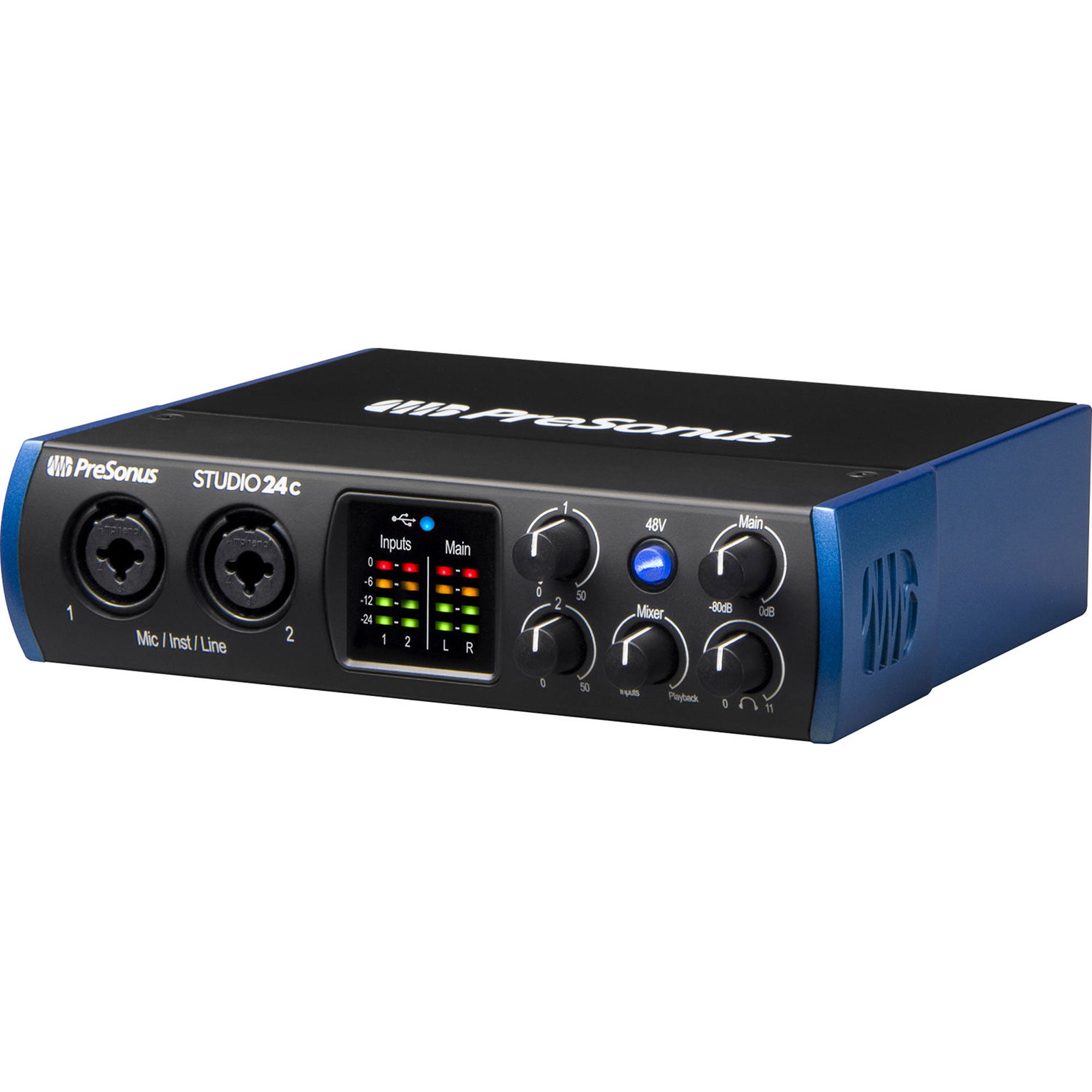 PreSonus Studio 24c 2x2 USB Type-C Audio/MIDI Interface