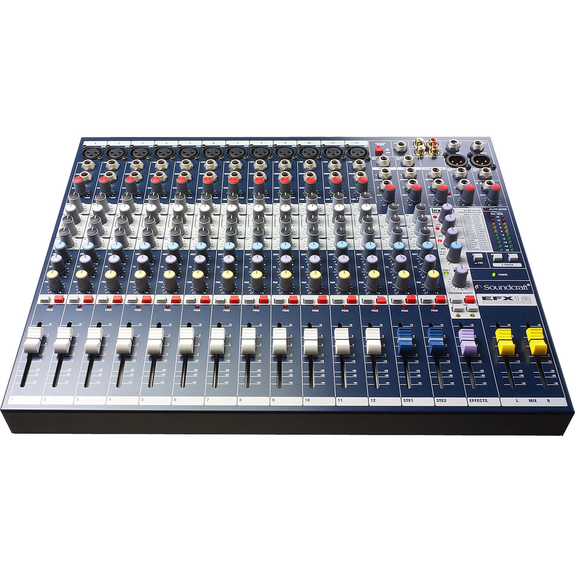 Soundcraft EFX12 12in/2out Low-Cost, High-Performance Lexicon Effects Mixers