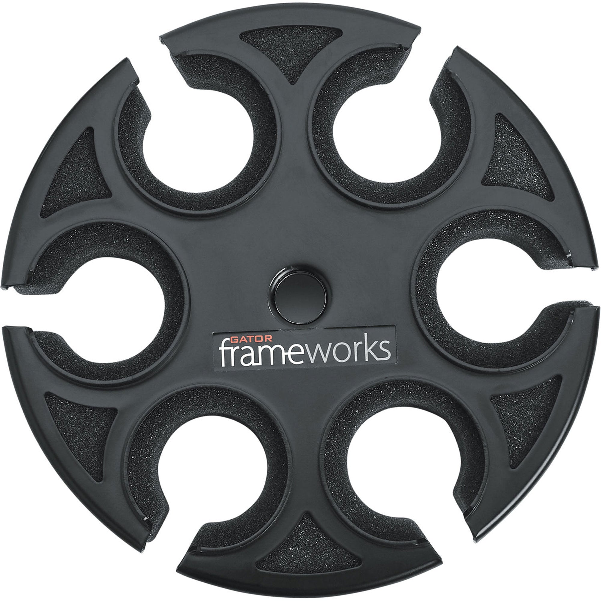 Gator Frameworks GFW-MIC-6TRAY Multi Microphone Tray Holds 6 Microphones