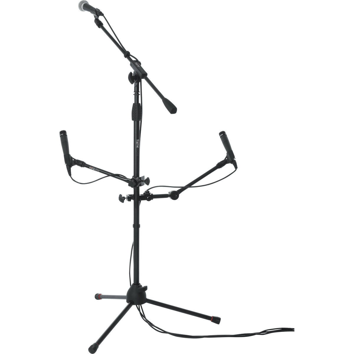 Gator Frameworks GFW-MIC-MULTIMOUNT Mount to Add up to 4 Accessories for Mic Stands