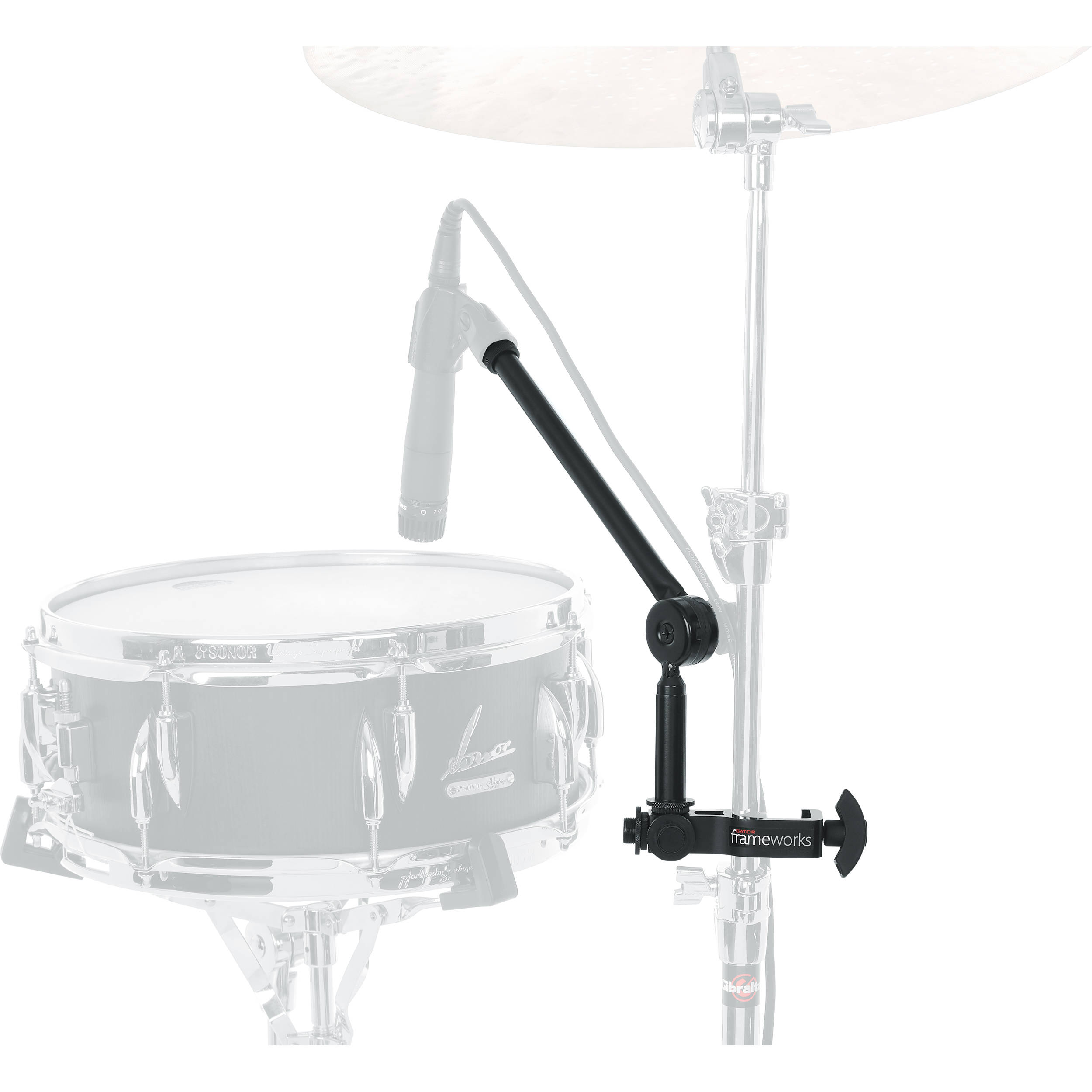 Gator Frameworks GFW-MIC-MULTIMOUNT Mount to Add up to 4 Accessories for Mic Stands
