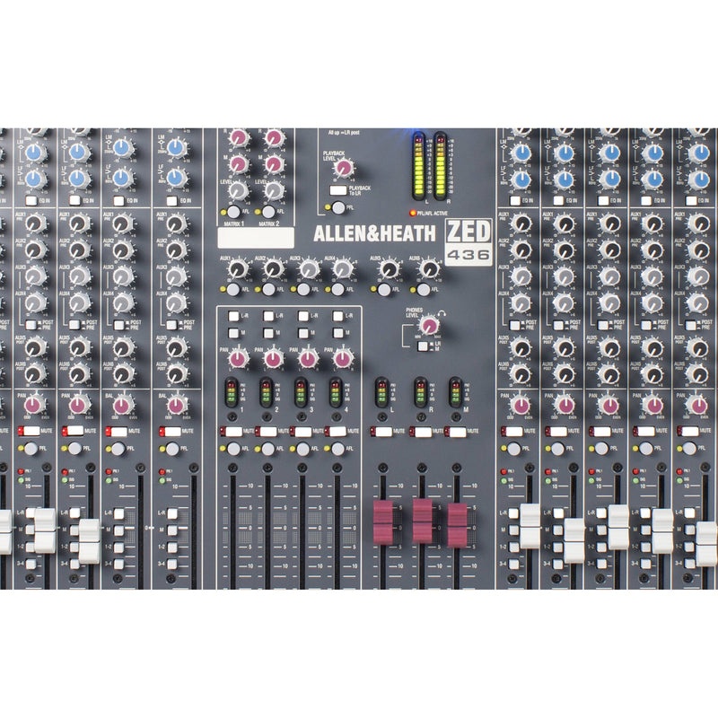 Allen & Heath ZED-436 36-Input, 4-Buss Recording Mixer