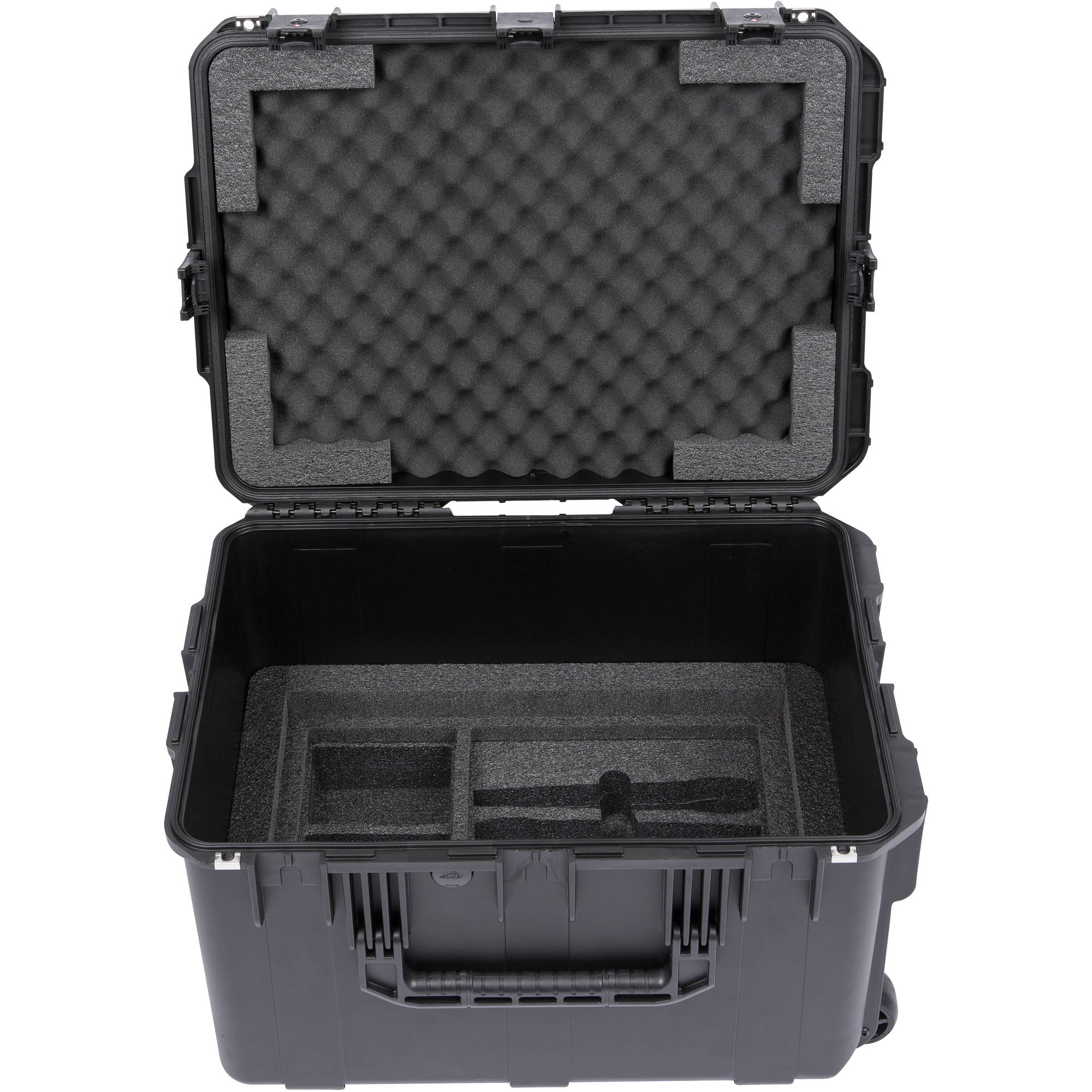 SKB 3i-231714WMC iSeries Waterproof Wireless Microphone Fly Rack with Wheels (4 RU)
