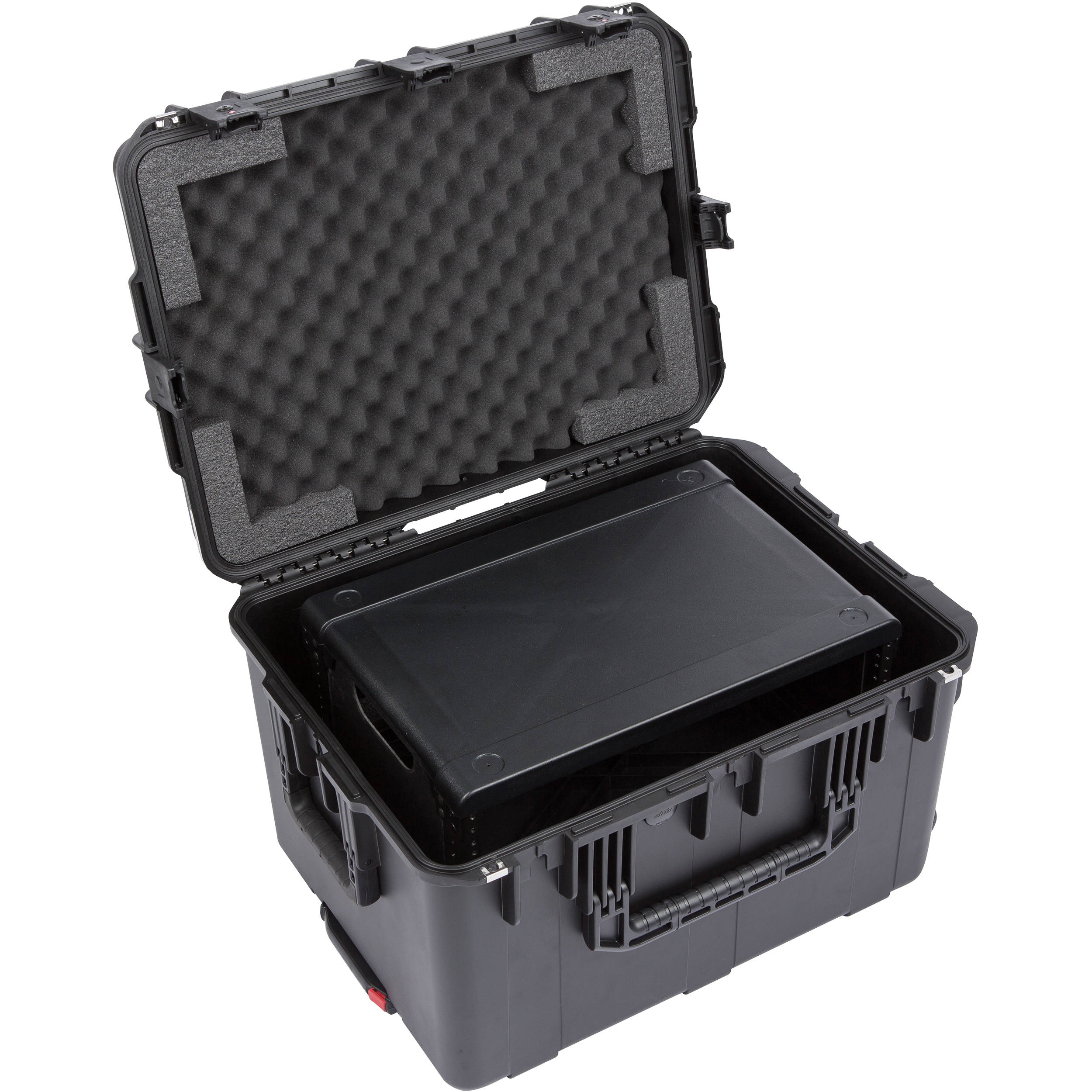 SKB 3i-231714WMC iSeries Waterproof Wireless Microphone Fly Rack with Wheels (4 RU)