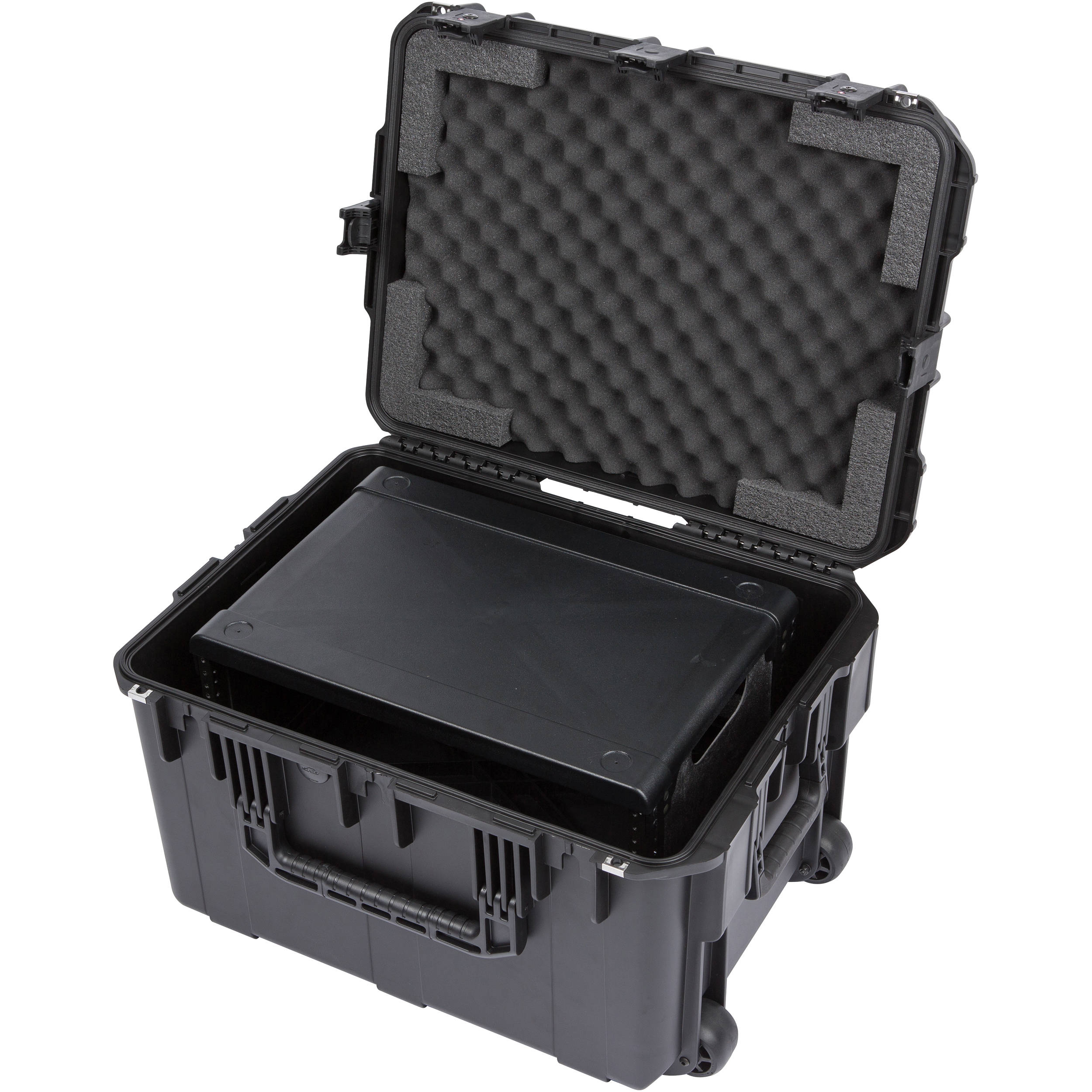 SKB 3i-231714WMC iSeries Waterproof Wireless Microphone Fly Rack with Wheels (4 RU)