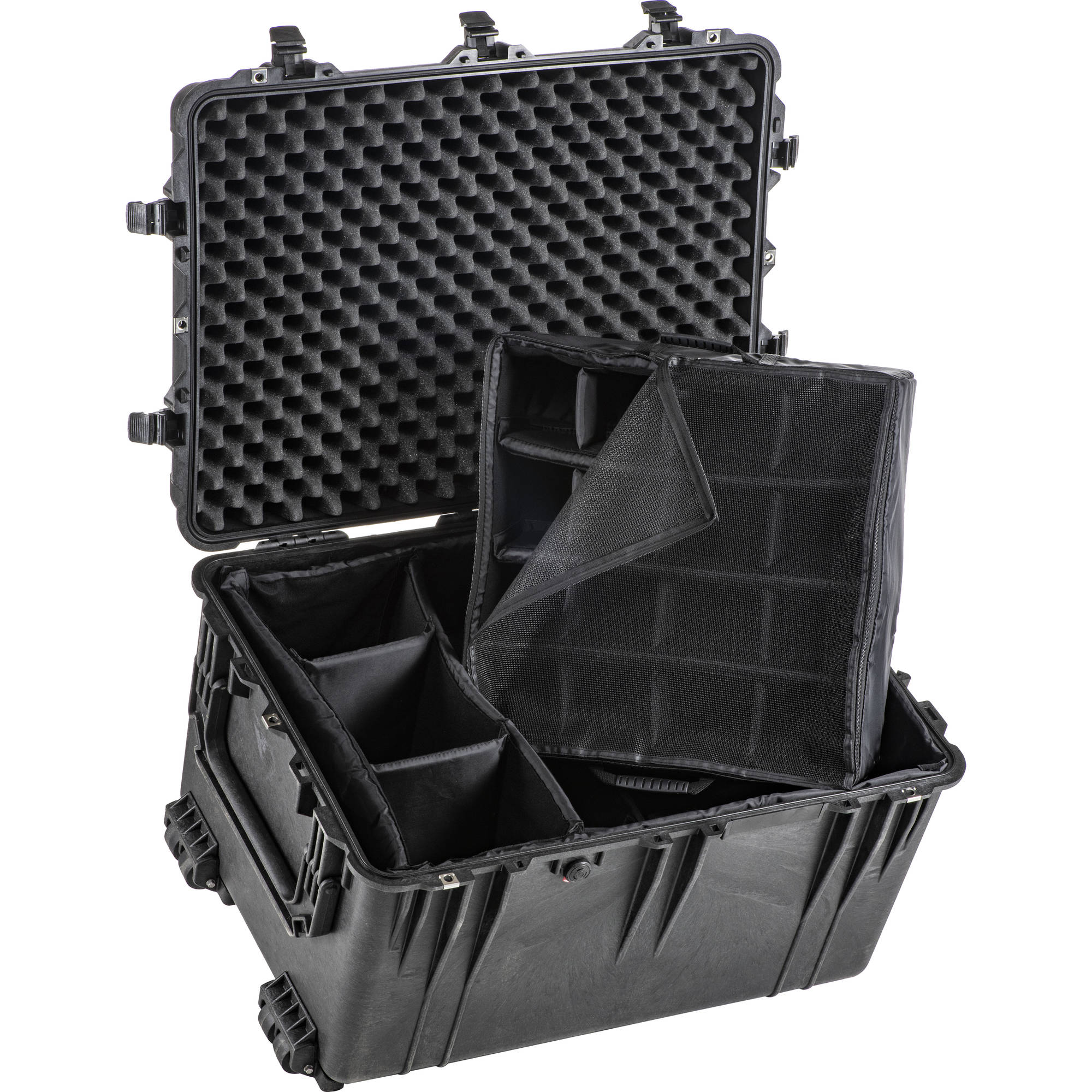 Pelican 1664 Protector Case with Dividers (Black)