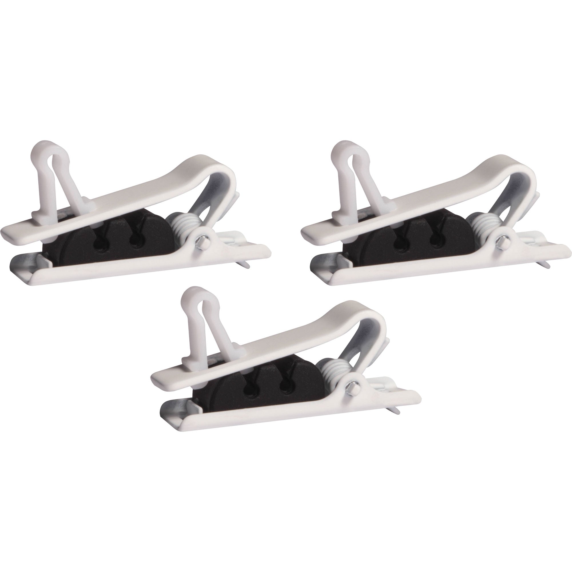 Shure RPM40STC/W Single Tie Clip for TwinPlex Lavalier Microphones (3 Pack, White)