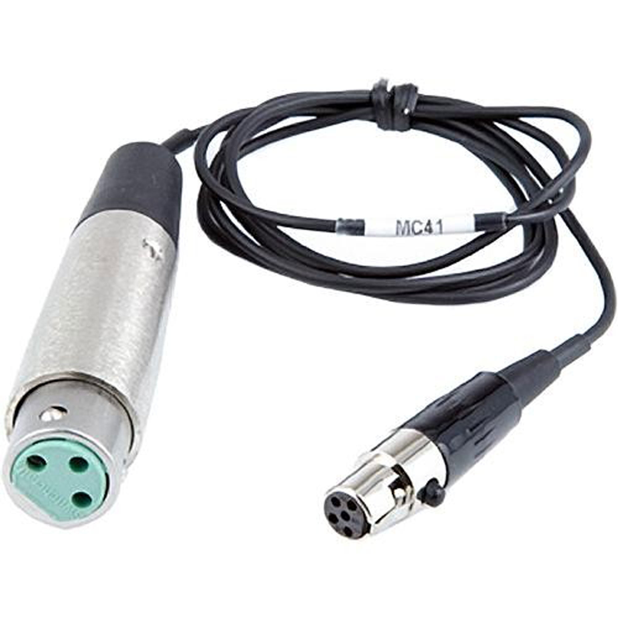Lectrosonics MC41 Adapter Cable, 37" Mic Level, XLRF to TA5F for all 5 Pin Transmitters