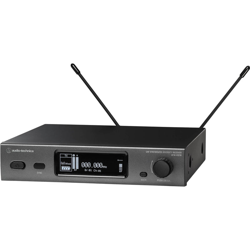 Audio-Technica ATW-3211/892x Wireless Omni Earset Microphone System (Black, 530-590 MHz)