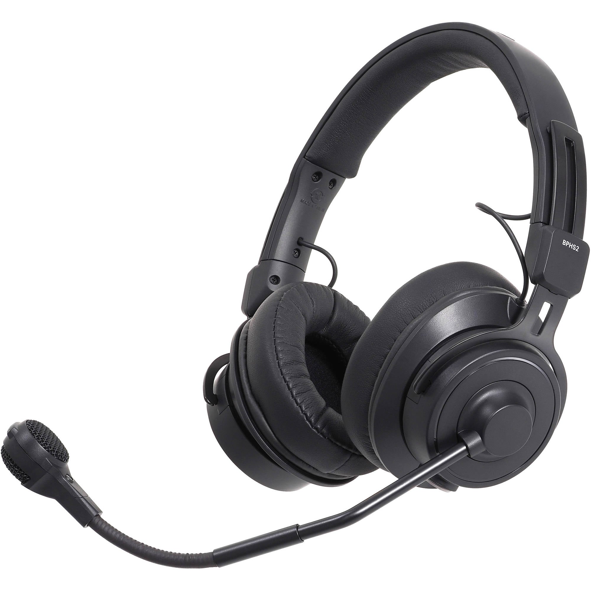 Audio-Technica BPHS2a Broadcast Stereo Headset with Hypercardioid Dynamic Boom Microphone