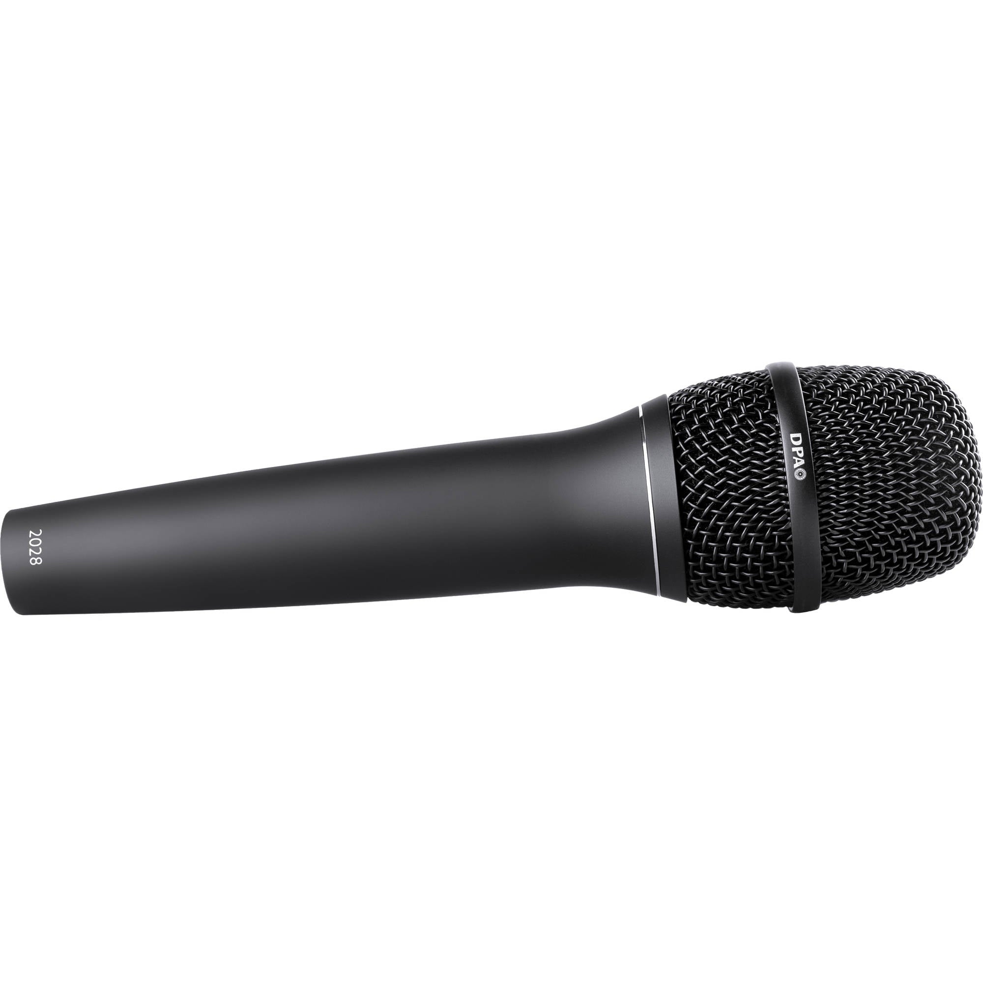 DPA 2028 Supercardioid Vocal Handheld Condenser Microphone with FREE 20' XLR Cable (Black)