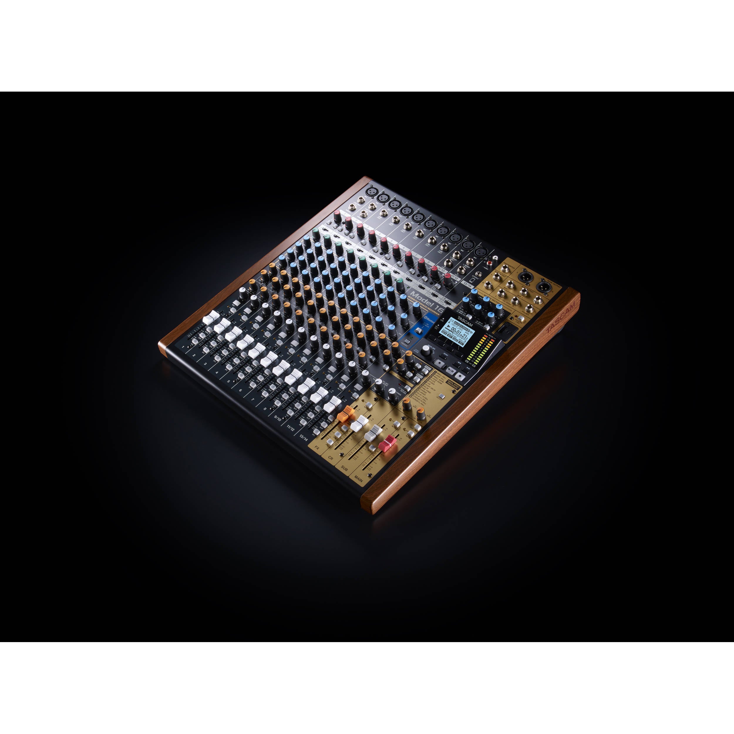 Tascam Model 16 Hybrid 14-Channel Mixer, Multitrack Recorder and USB Audio Interface