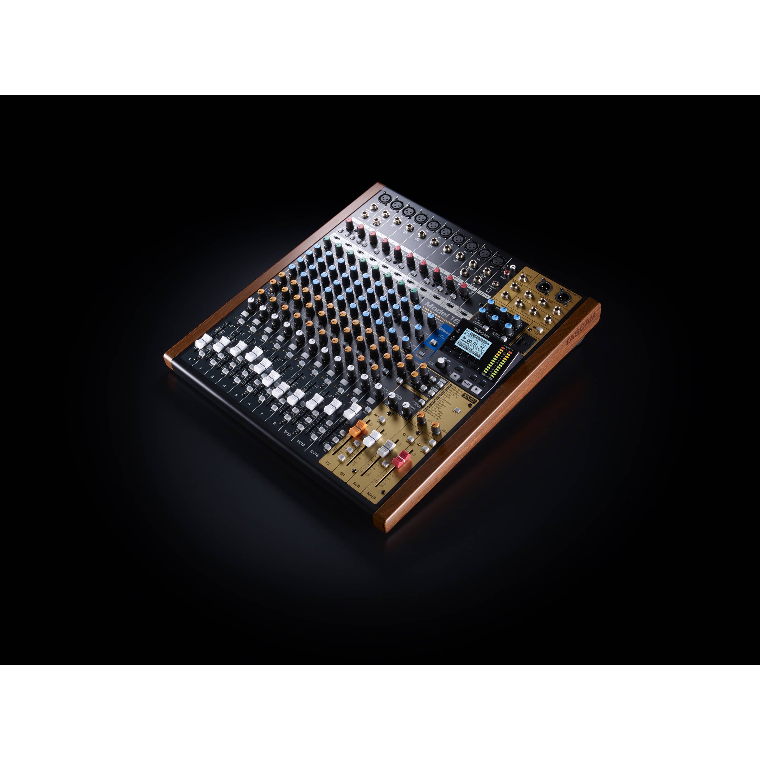 Tascam Model 16 Hybrid 14-Channel Mixer, Multitrack Recorder and USB Audio Interface