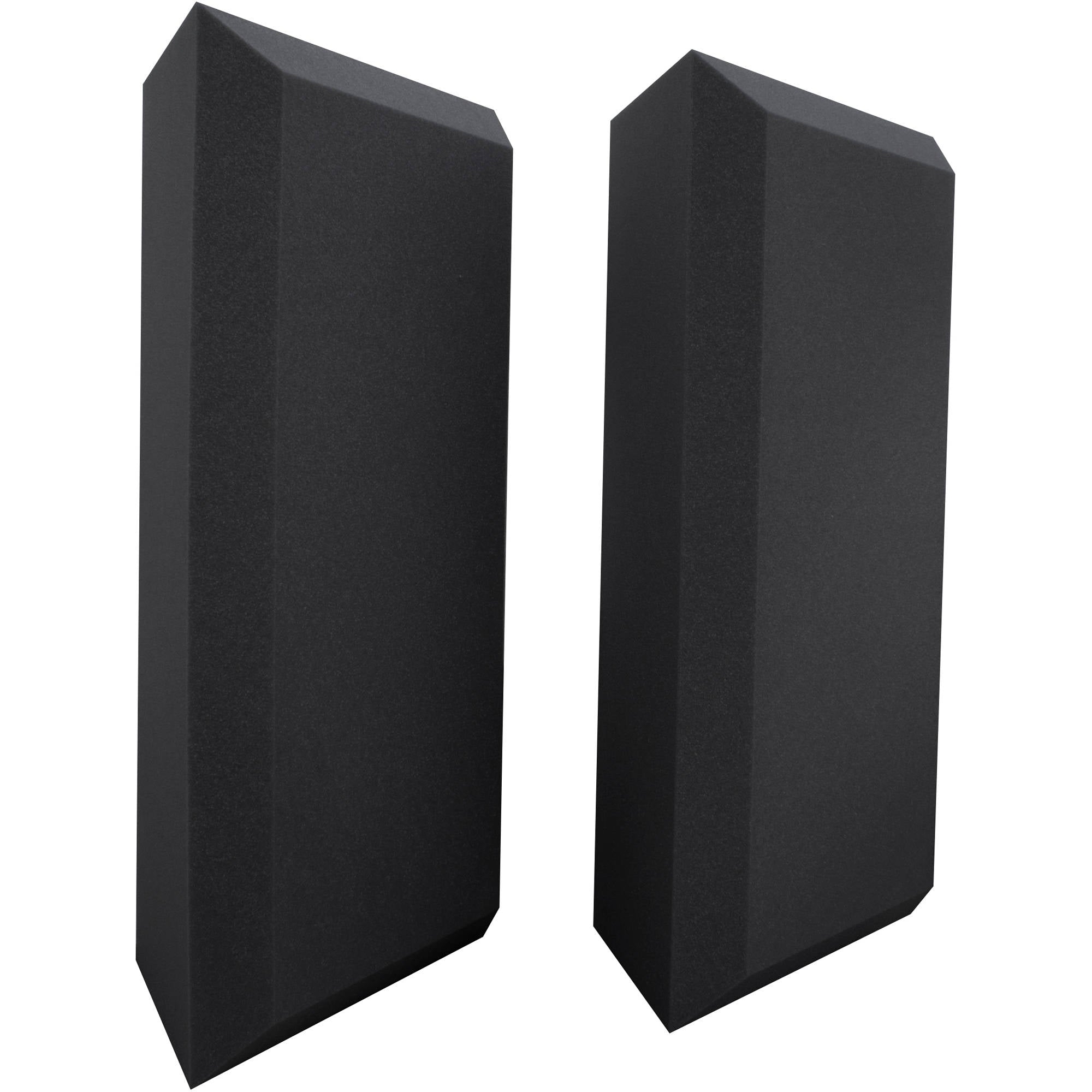 Ultimate Support UA-BTB-24-2 Bevel-Style Acoustic Bass Traps (12 x 12 x 24", Charcoal, Pair)