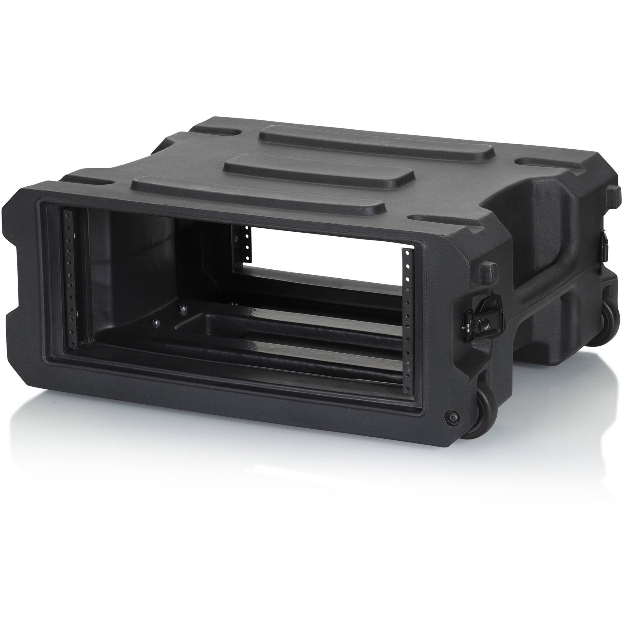 Gator Cases G-PROR-4U-19 Molded Audio Rack with Wheels (4U, 19" Deep)
