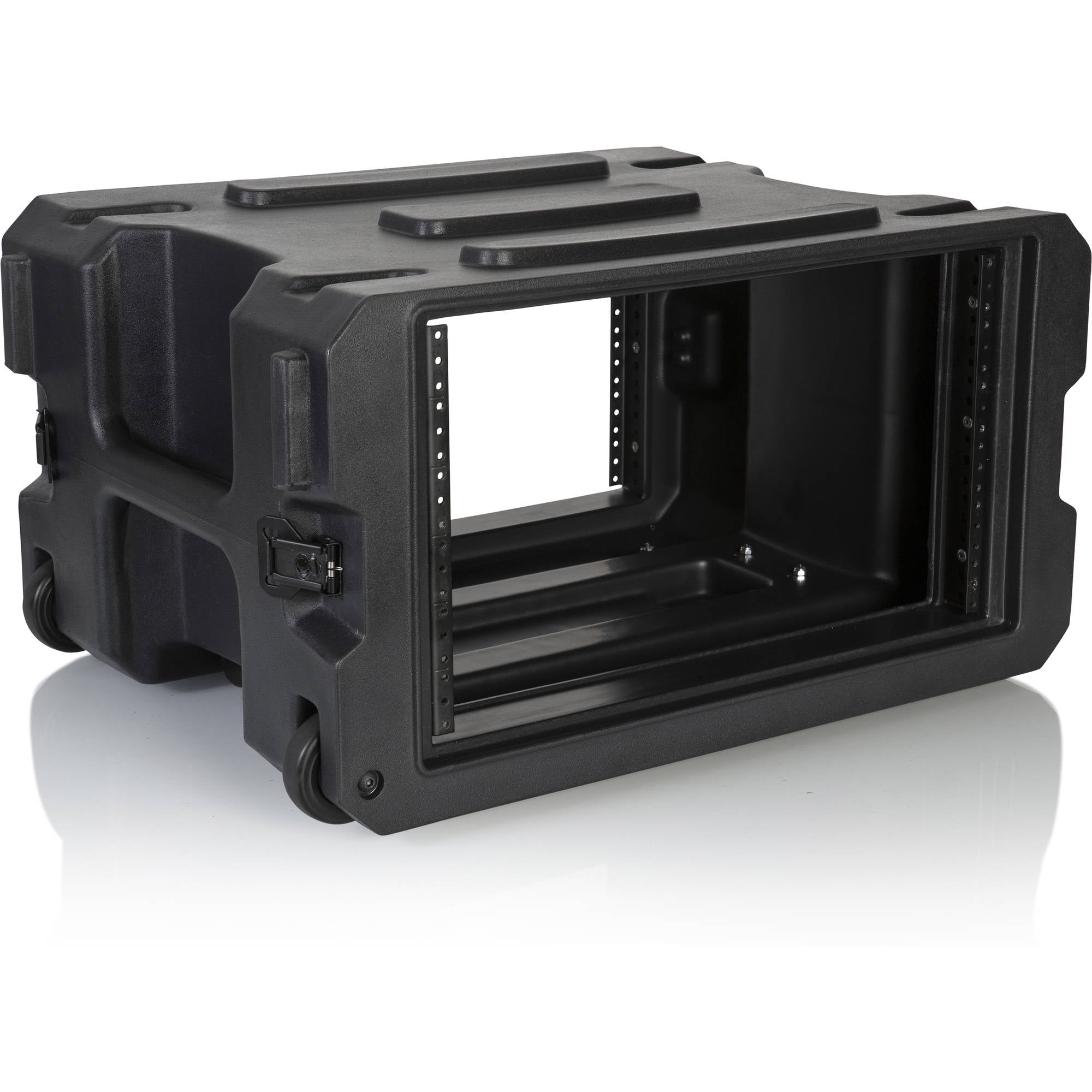 Gator Cases G-PROR-6U-19 Molded Audio Rack with Wheels (6U, 19" Deep)