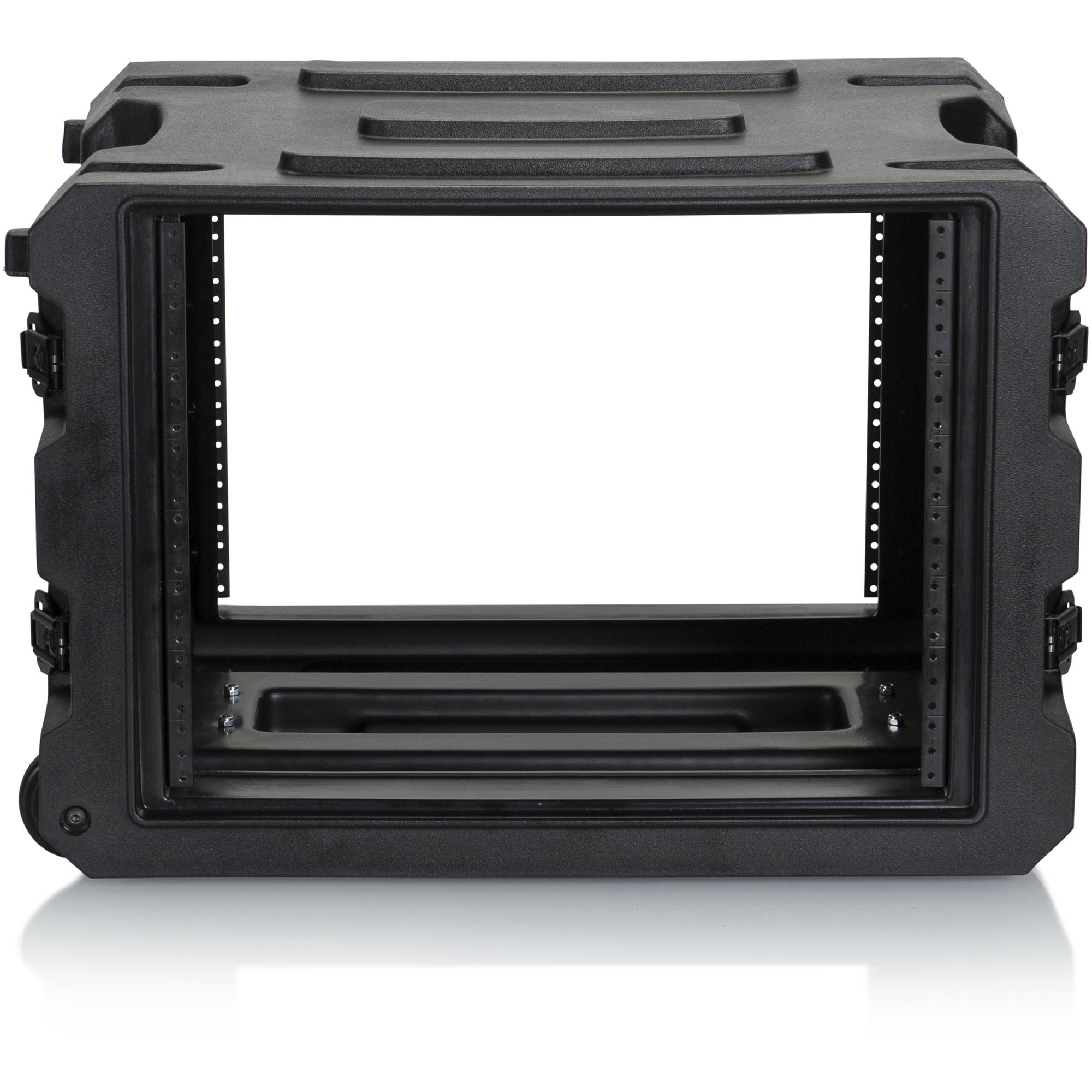 Gator Cases G-PROR-8U-19 Molded Audio Rack with Wheels (8U, 19" Deep)