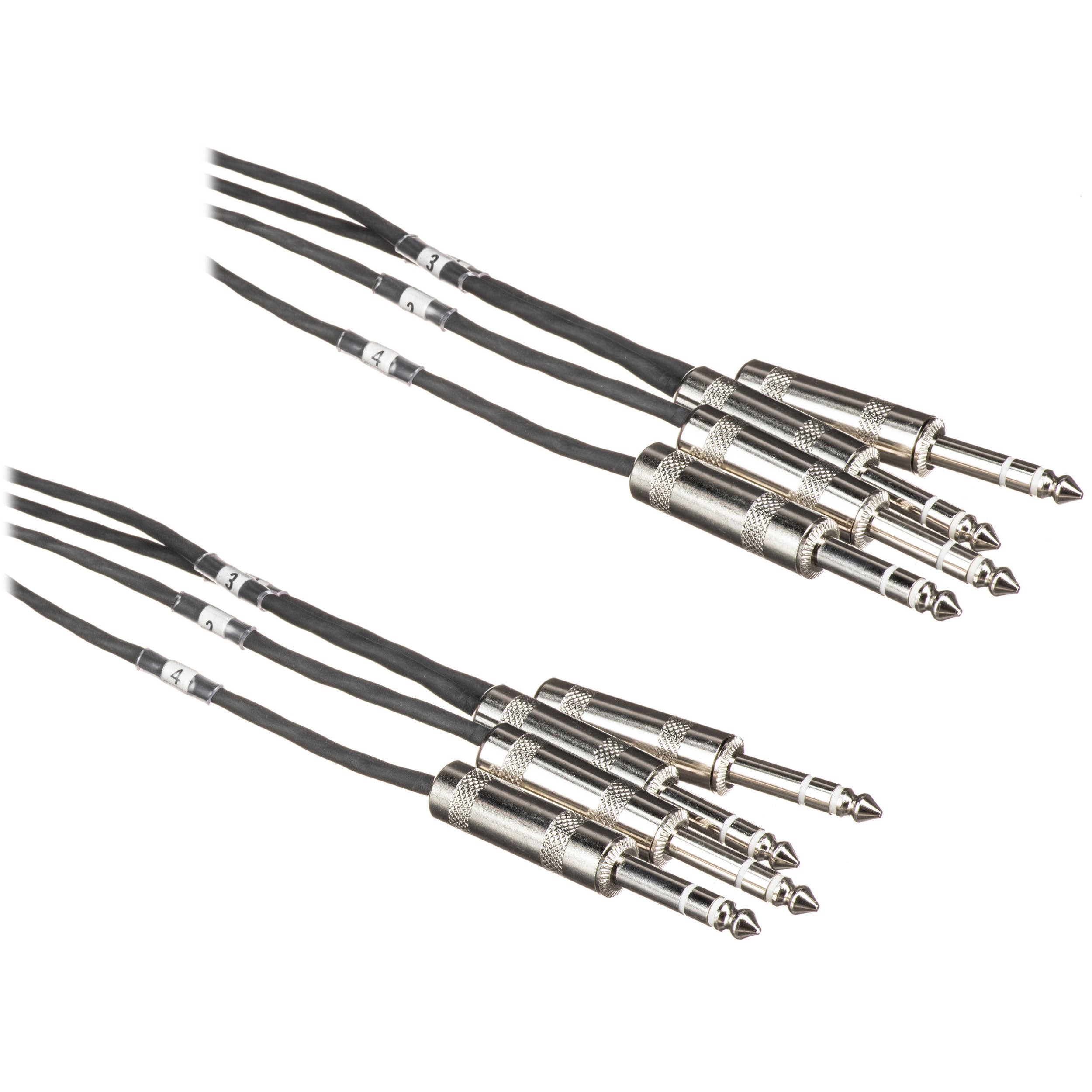 Whirlwind MT-4-S-S-10 Medusa Multitrack Audio Snake 4x 1/4" TRS Male to 4x 1/4" TRS Male (10')