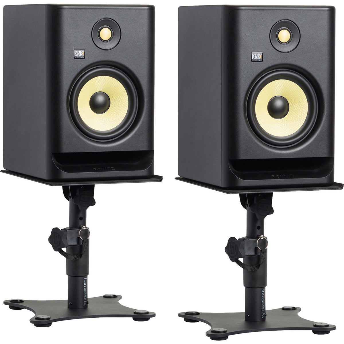 Gator Frameworks GFWSPKSTMNDSK Desktop Studio Monitor Stands (Pair)