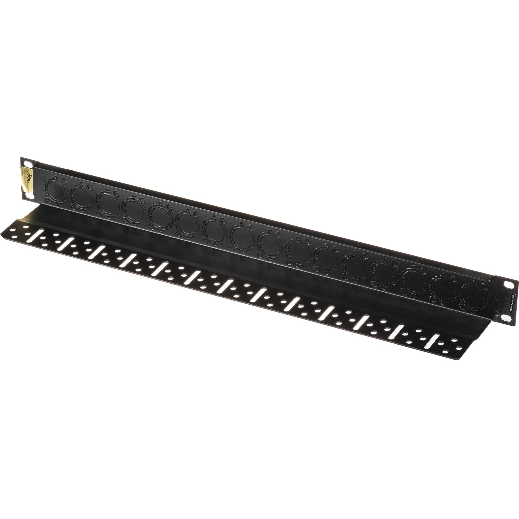 Middle Atlantic UNI-1-C Universal Connector Rack Panel with Strain Relief 1U