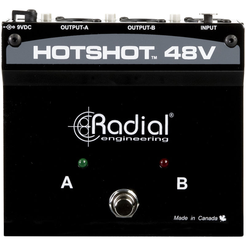 Radial Engineering HotShot 48V Phantom Powered Toggle Switch