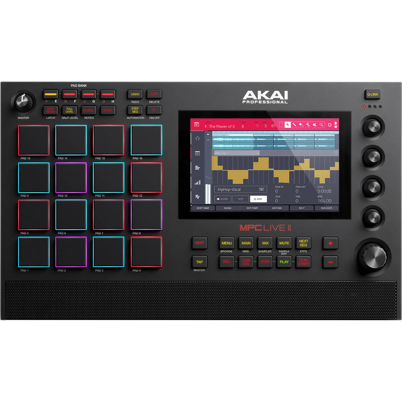Akai Professional MPC Live II Standalone Music Production Center with Built-In Monitors
