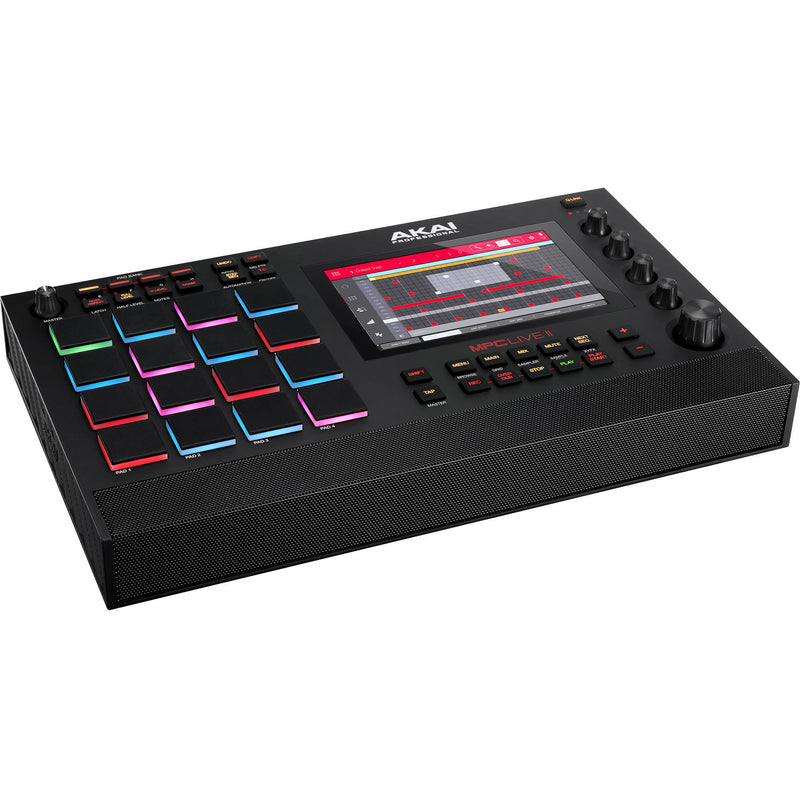 Akai Professional MPC Live II Standalone Music Production Center with Built-In Monitors