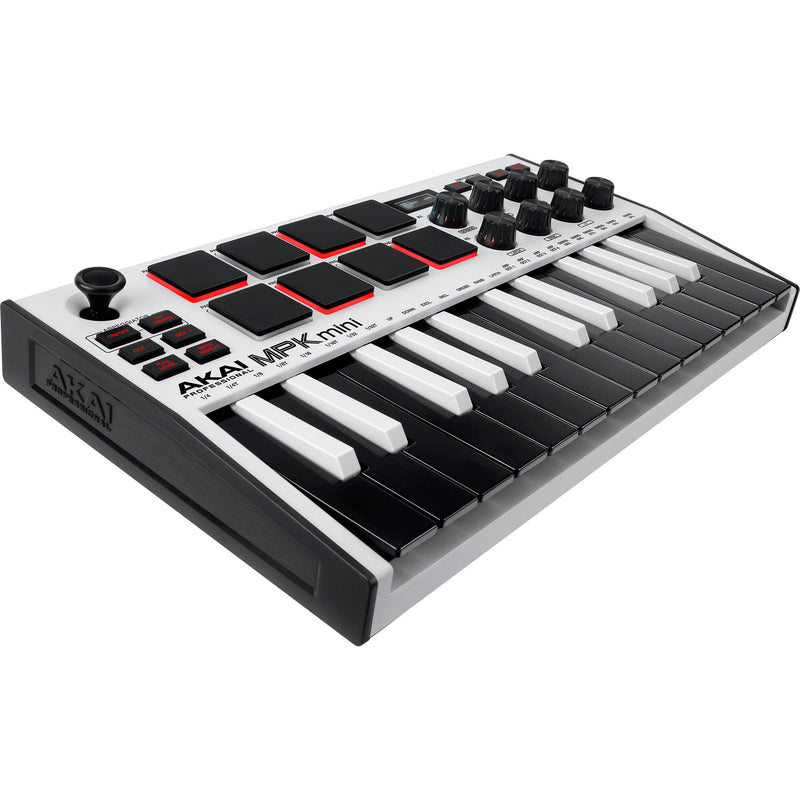 Akai Professional MPK Mini MK3 25-Key MIDI Controller (White)