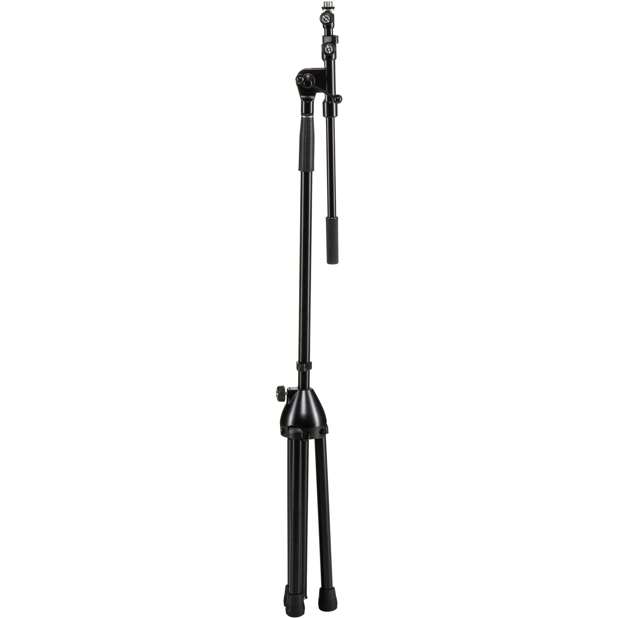 K&M Stands 210/9 Professional Microphone Stand with Telescoping Boom (Black)