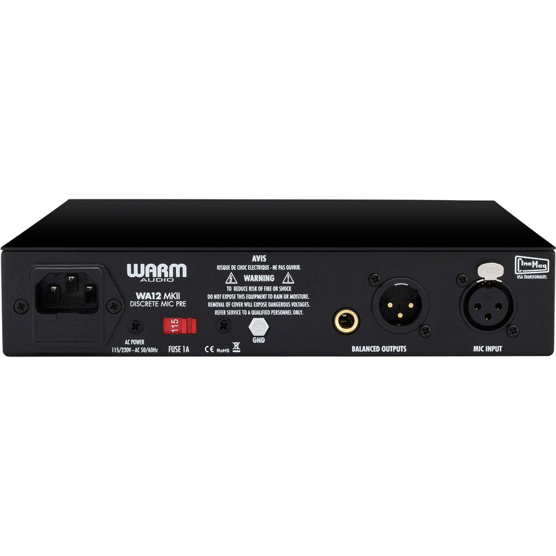Warm Audio WA12 MkII Single-Channel Preamplifier (Black)