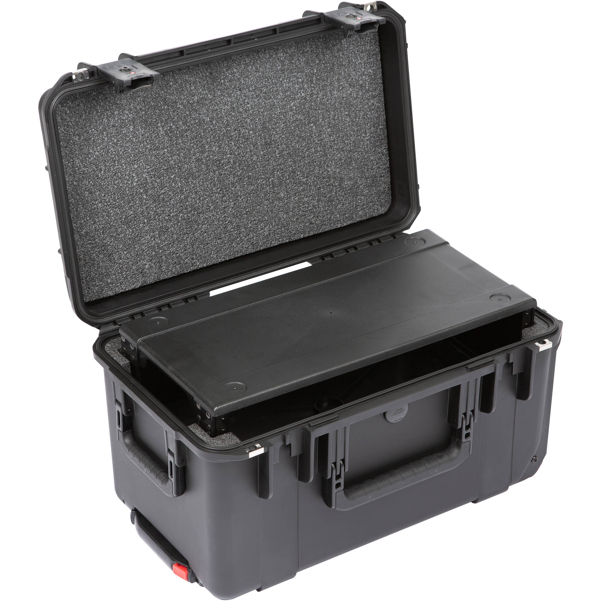 SKB 3i-2011M103U iSeries Injection Molded Shallow Fly Rack with Wheels (3U, 9" Rack Depth)